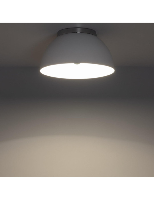 Plafonnier Rond Aluminium Ø305 mm Bosco Silver