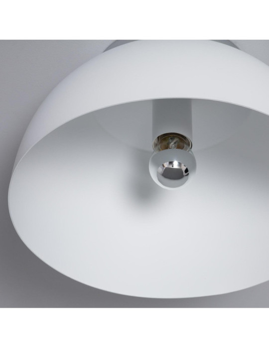 Plafonnier Rond Aluminium Ø305 mm Bosco Silver