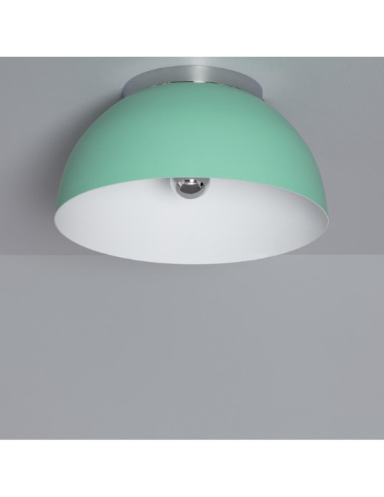 Plafonnier Rond Aluminium Ø305 mm Bosco Silver