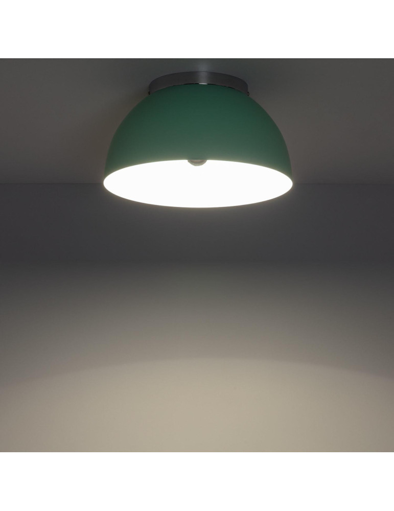 Plafonnier Rond Aluminium Ø305 mm Bosco Silver