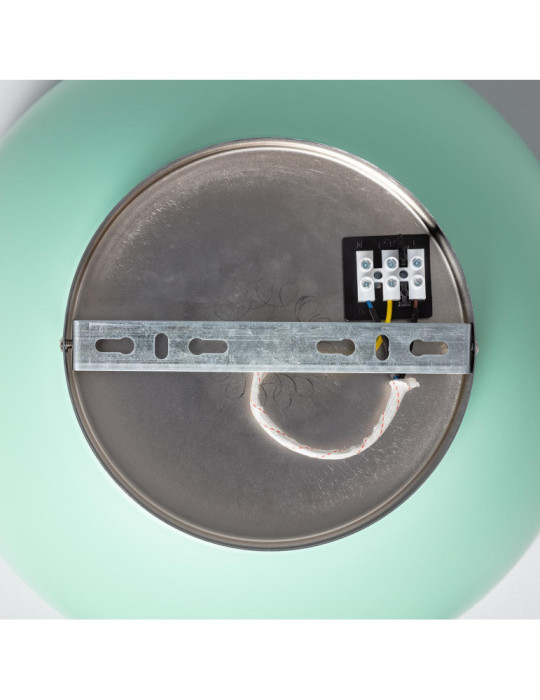 Plafonnier Rond Aluminium Ø305 mm Bosco Silver