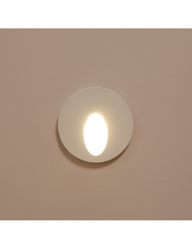 Aplique de Pared LED Boiler IP65 3W Blanco