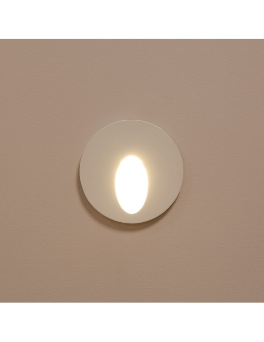 Aplique de Pared LED Boiler IP65 3W Blanco