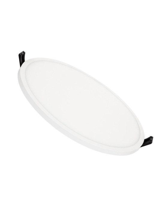 Support plafond Rond Argent Ø77 mm