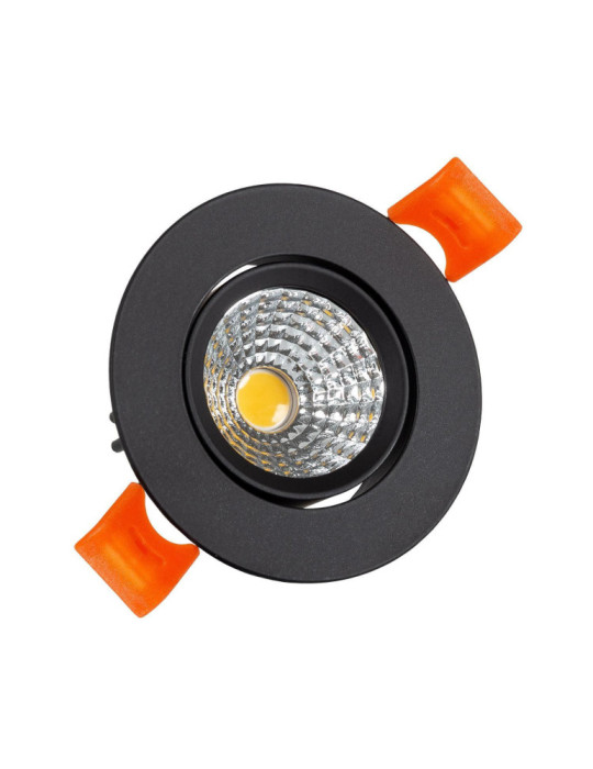 Spot Downlight LED 15W Rond COB CRI90 Coupe Ø 90 mm Noir Spot Downlight LED 15W Rond COB CRI90 Coupe Ø 90 mm Noir
