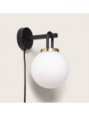 Lampe Murale Métal et Verre Arnor