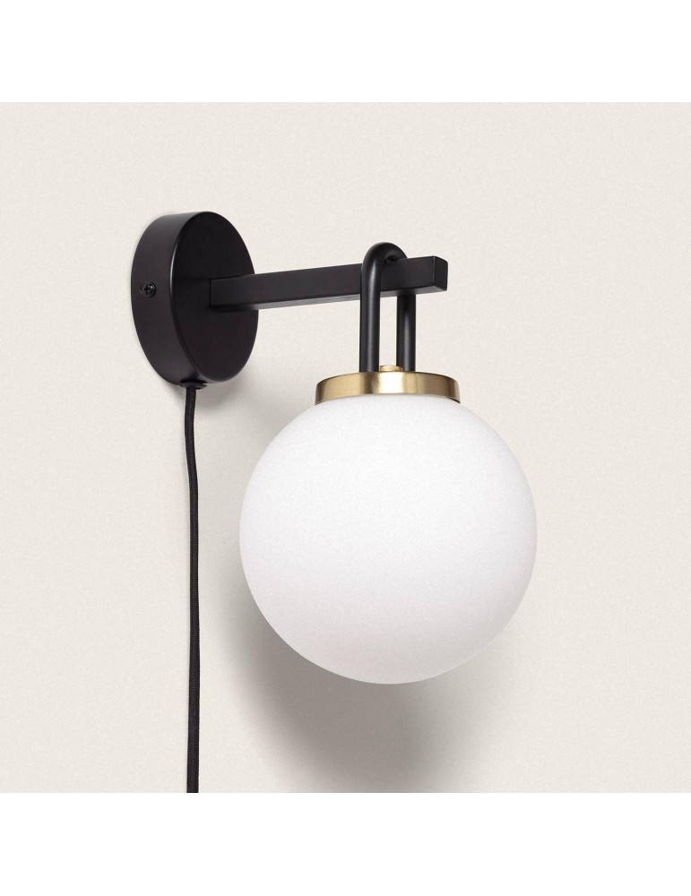 Lampe Murale Métal et Verre Arnor