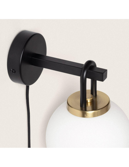 Lampe Murale Métal et Verre Arnor