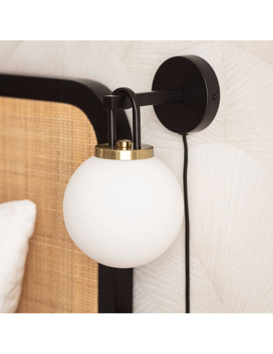 Lampe Murale Métal et Verre Arnor