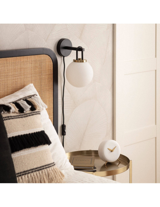 Lampe Murale Métal et Verre Arnor