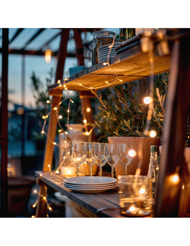 Guirlande LED Fil de Fer Jelendi 2m