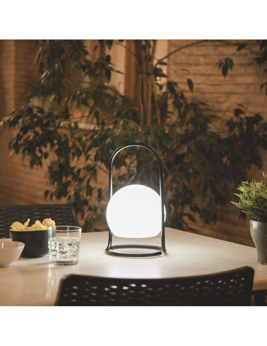 Lampe à Poser LED Portative Extérieure Métal 2.5W Mkono avec Batterie Rechargeable USB