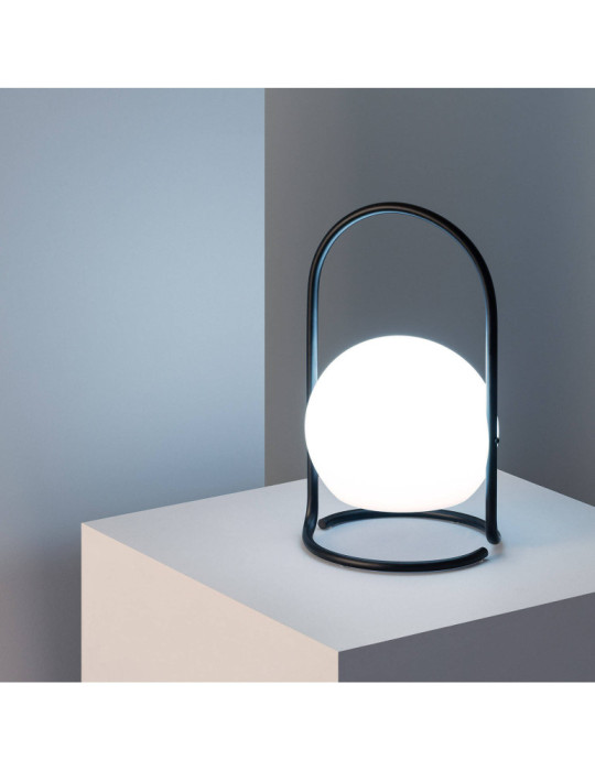 Lampe à Poser LED Portative Extérieure Métal 2.5W Mkono avec Batterie Rechargeable USB