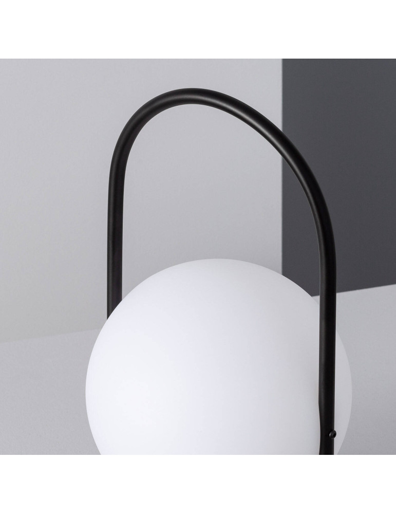 Lampe à Poser LED Portative Extérieure Métal 2.5W Mkono avec Batterie Rechargeable USB