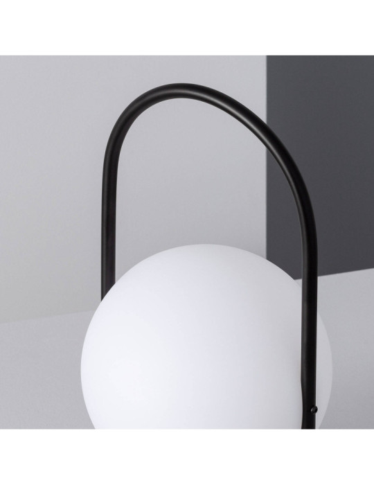 Lampe à Poser LED Portative Extérieure Métal 2.5W Mkono avec Batterie Rechargeable USB