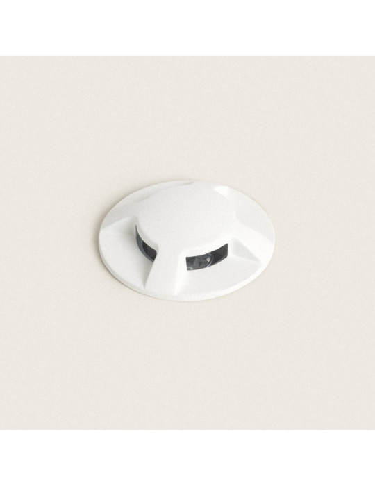 Balise Extérieure LED 3W Encastrable au Sol Letso 4L Blanche Balise Extérieure LED 3W Encastrable au Sol Letso 4L Blanche