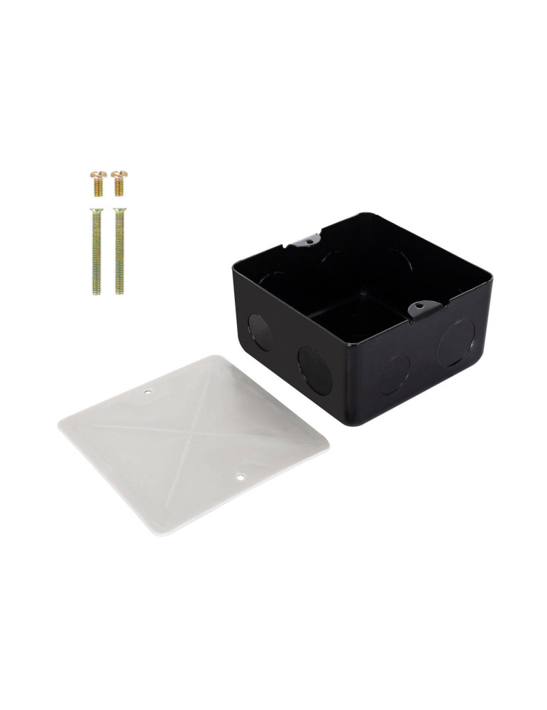 Base Multiple Encastrable 1 Prise Type F + 1xT8