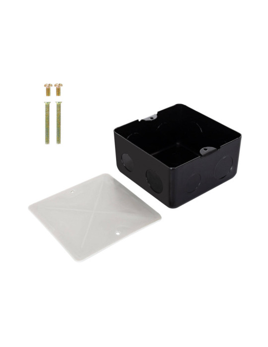Base Multiple Encastrable 1 Prise Type F + 1xT8