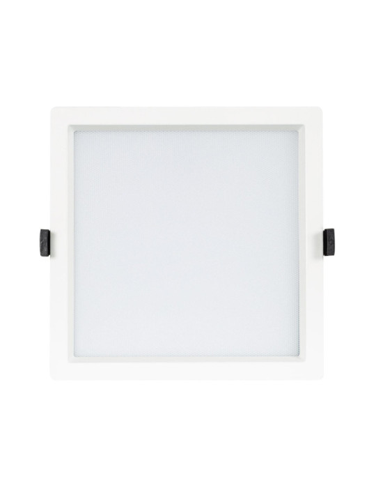 Downlight LED 40W Carré SAMSUNG Aero 130 lm/W Microprismatique LIFUD Coupe 210x210 mm