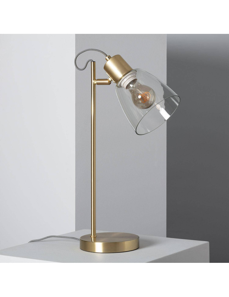 Lampe à Poser Métal et Verre Shirley