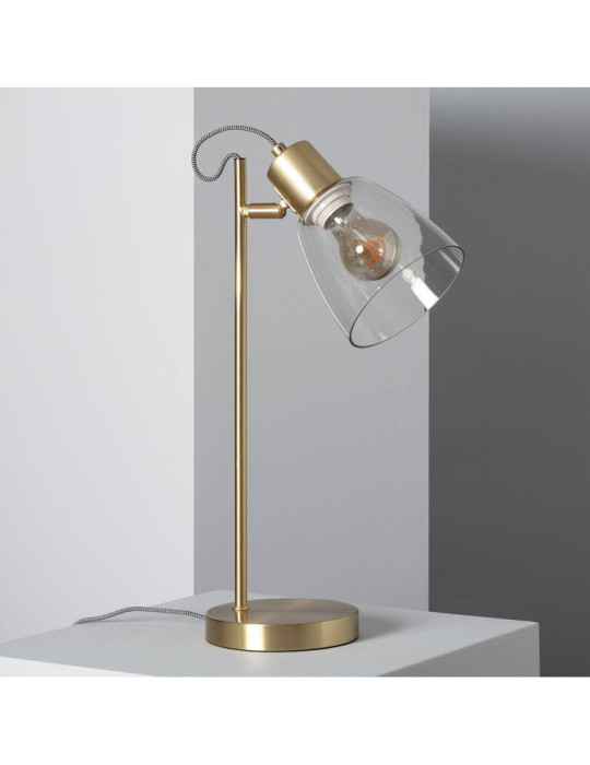 Lampe à Poser Métal et Verre Shirley