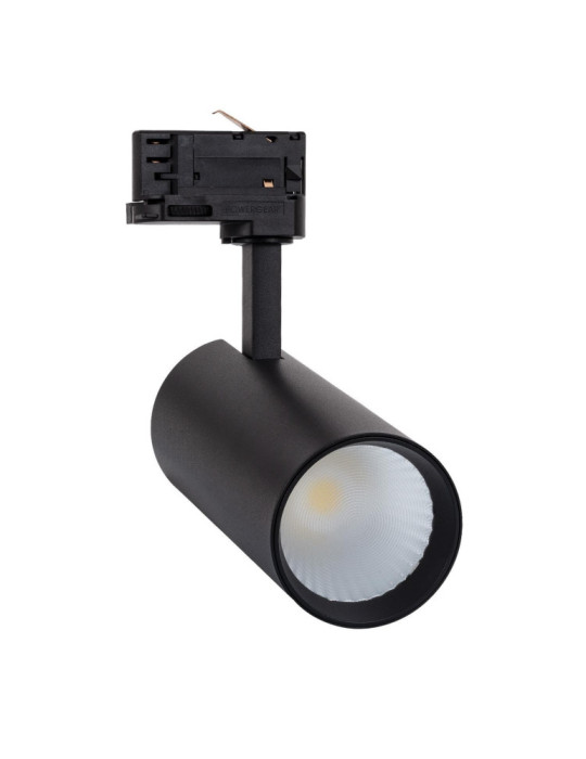 Spot LED sur Rail Triphasé 30W Bertha CCT Noir