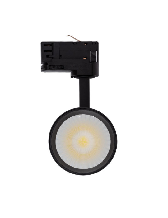 Spot LED sur Rail Triphasé 30W Bertha CCT Noir