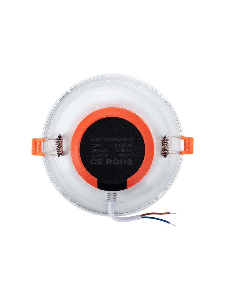 Downlight LED 12W Rond LUX CRI90 Coupe Ø 125 mm IP44