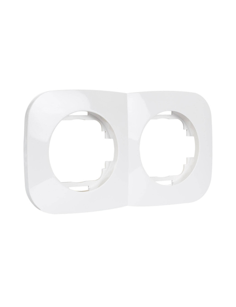 Cadre 2 Emplacements pour Appareillages Classic Round Cadre 2 Emplacements pour Appareillages Classic Round
