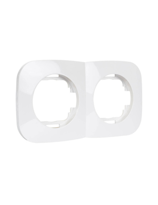 Cadre 2 Emplacements pour Appareillages Classic Round Cadre 2 Emplacements pour Appareillages Classic Round