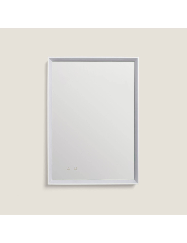 Miroir Salle de Bain avec Éclairage LED Anti-buée 70x50 cm Maia