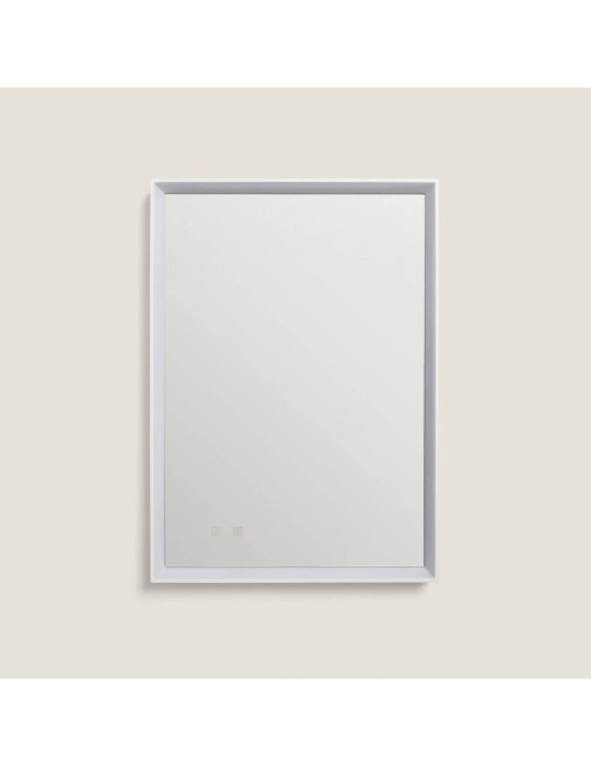 Miroir Salle de Bain avec Éclairage LED Anti-buée 70x50 cm Maia