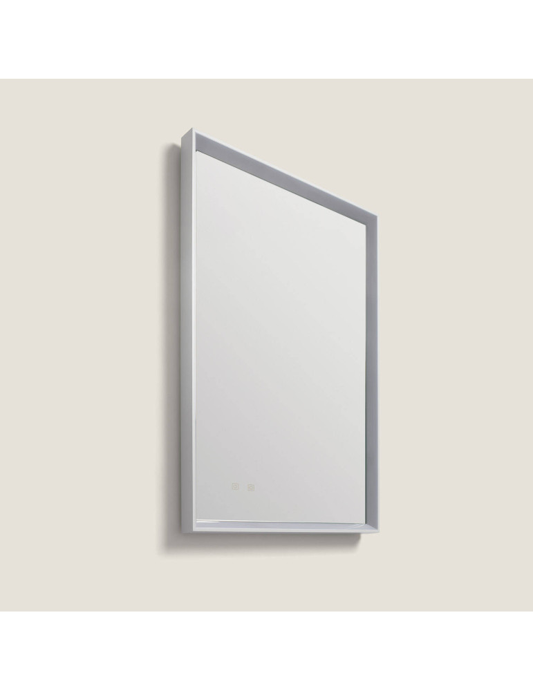 Miroir Salle de Bain avec Éclairage LED Anti-buée 70x50 cm Maia