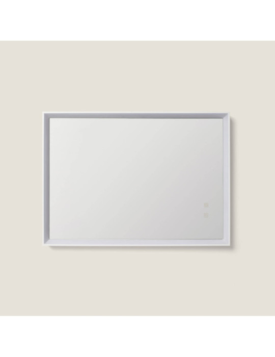 Miroir Salle de Bain avec Éclairage LED Anti-buée 70x50 cm Maia