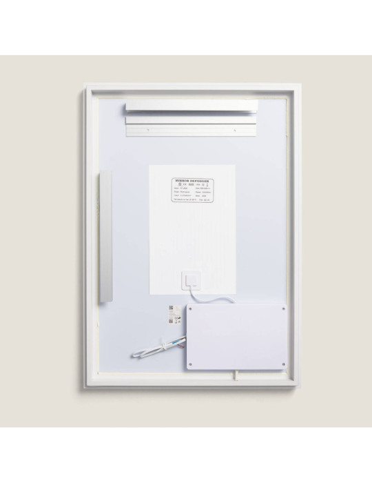 Miroir Salle de Bain avec Éclairage LED Anti-buée 70x50 cm Maia