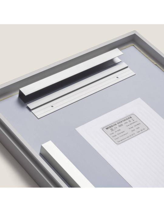 Miroir Salle de Bain avec Éclairage LED Anti-buée 70x50 cm Maia