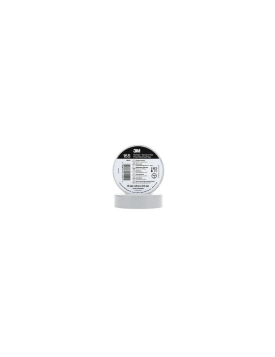 Ruban Adhésif Temflex™ 155 PVC 19mm x 20m 3M 7100184744 Ruban Adhésif Temflex™ 155 PVC 19mm x 20m 3M 7100184744