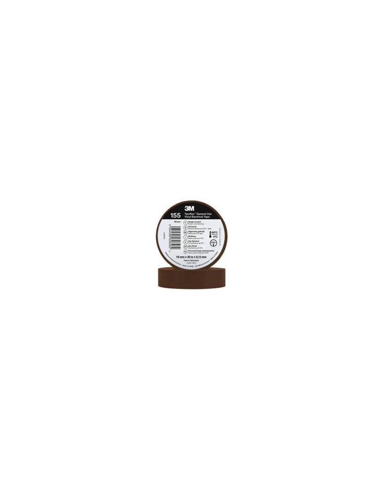 Ruban Adhésif Temflex™ 155 PVC 19mm x 20m 3M 7100184744 Ruban Adhésif Temflex™ 155 PVC 19mm x 20m 3M 7100184744