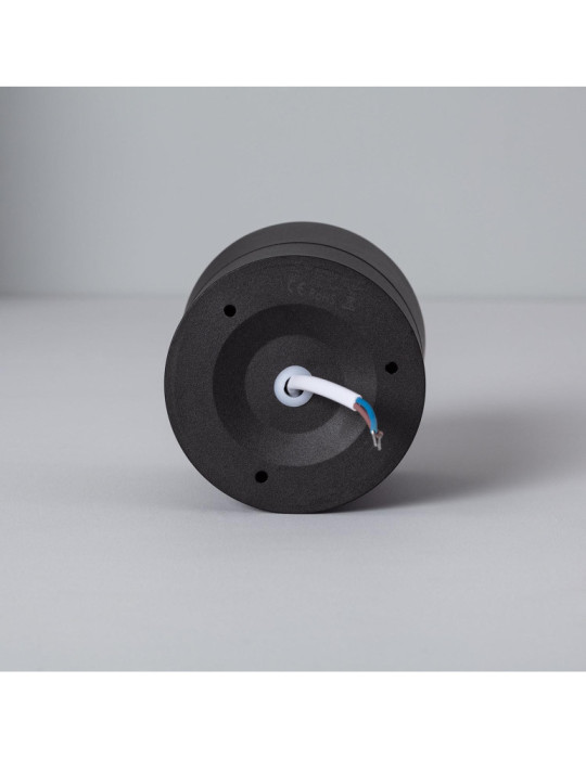 Applique LED Aluminium Ronde New Onuba 15W Noire