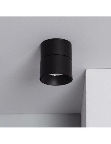 Applique LED Aluminium Ronde New Onuba 15W Noire