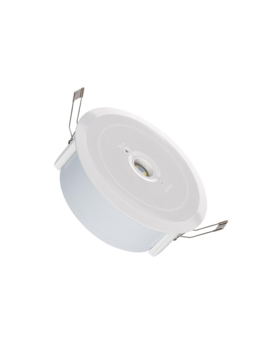 Éclairage de Secours LED En Saillie/Encastrable 120lm Lumière Permanente/Non Permanente 2.5W Coupe Ø136 mm