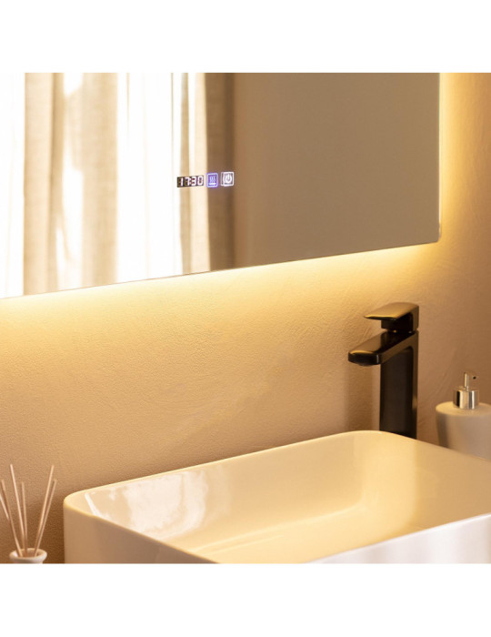 Miroir Salle de Bain avec Éclairage LED Anti-buée Sarakiniko 60x80 cm