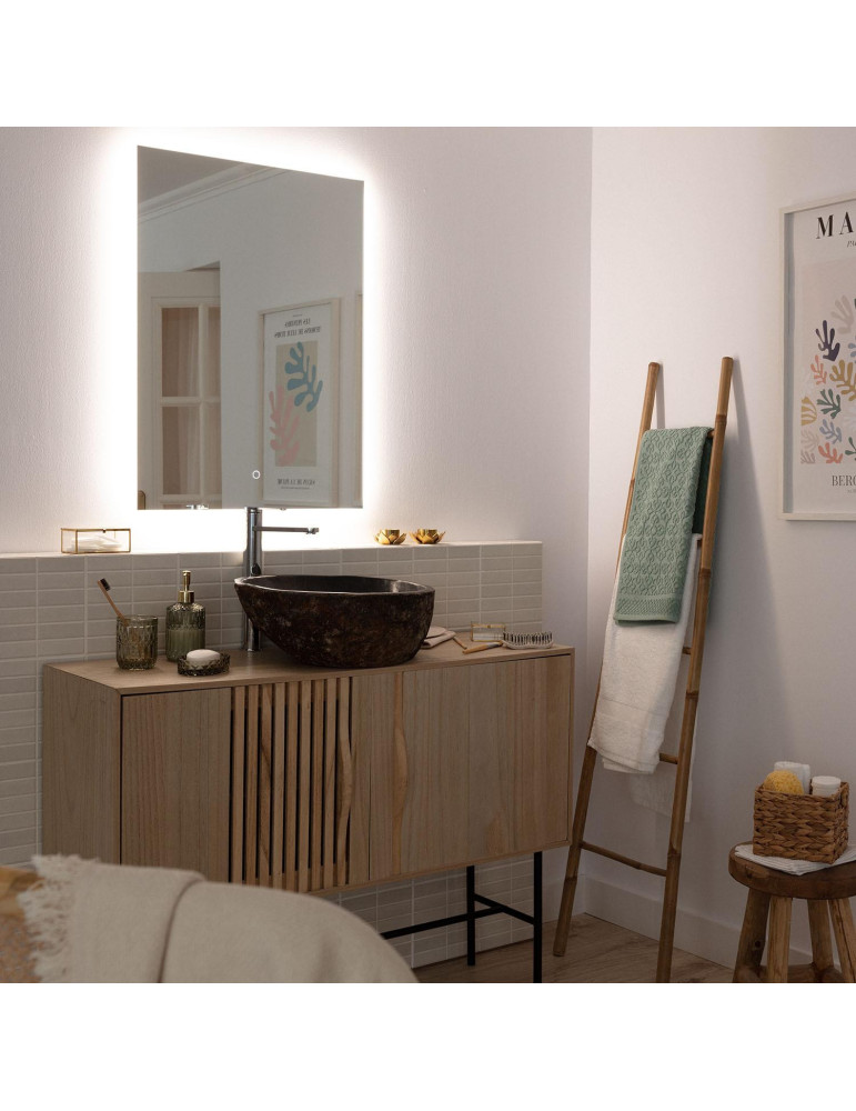 Miroir Salle de Bain avec Éclairage LED Medium Mason 78x58cm