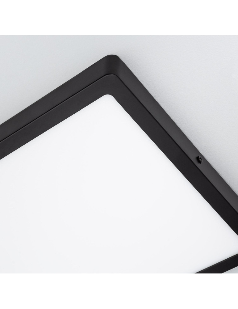 Plafonnier LED Carré Aluminium Slim 24W CCT Sélectionnable Galán 280x280 mm SwitchDimm