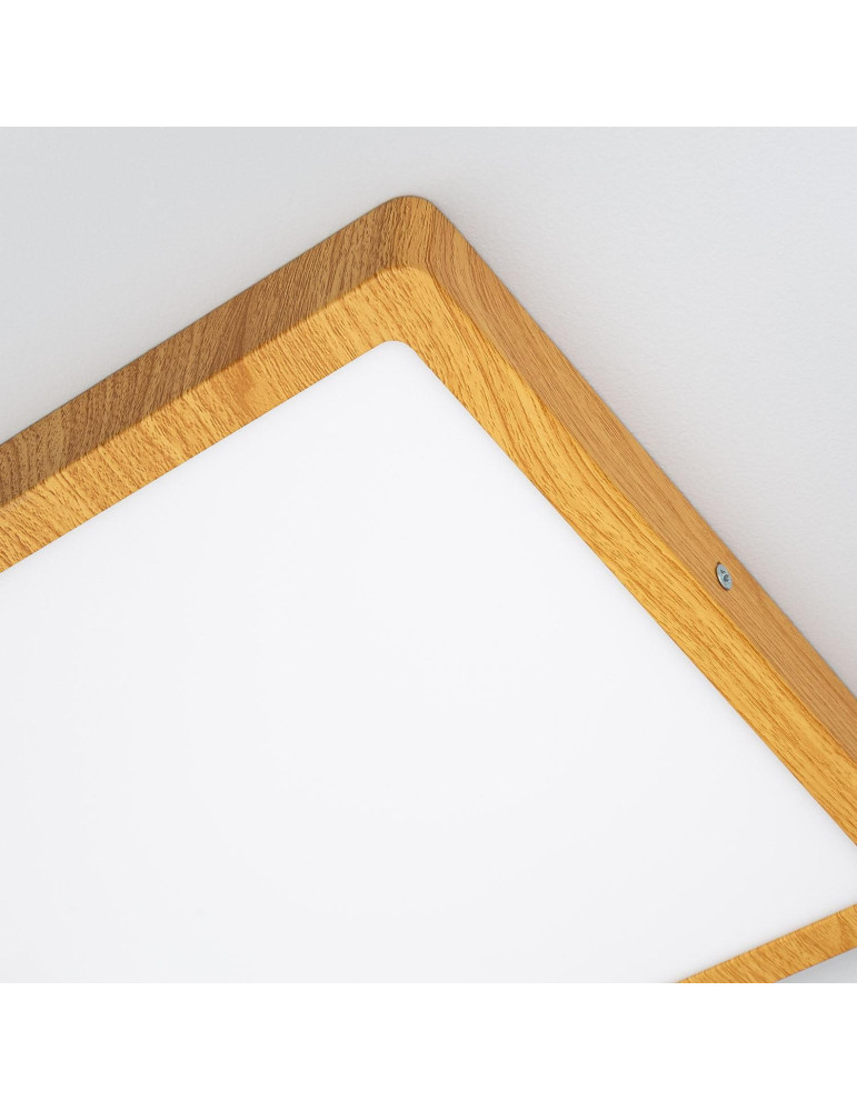 Plafonnier LED Carré Aluminium Slim 24W CCT Sélectionnable Galán 280x280 mm SwitchDimm