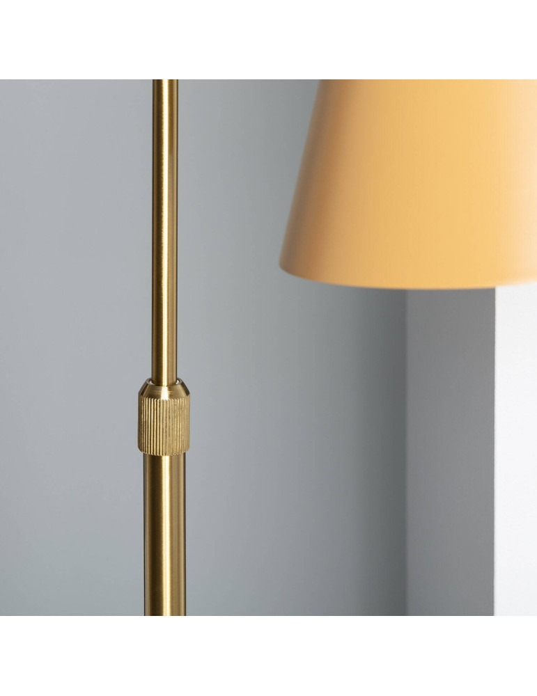 Lampadaire Aluminium et Marbre Vinci