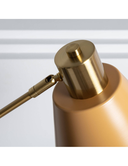 Lampadaire Aluminium et Marbre Vinci