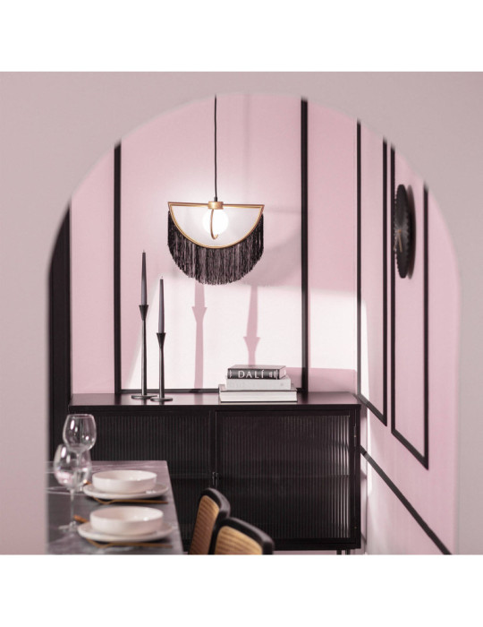 Suspension Métal Dalila avec Franges