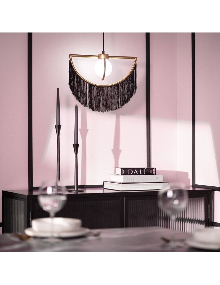 Suspension Métal Dalila avec Franges