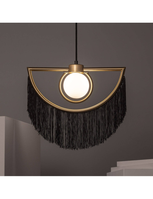 Suspension Métal Dalila avec Franges